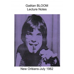conférence 1990 de Gaëtan Bloom 